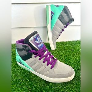 ADIDAS D74410 Hightop Sneakers Basketball Shoes Mens 11.5 RARE EXCELLENT